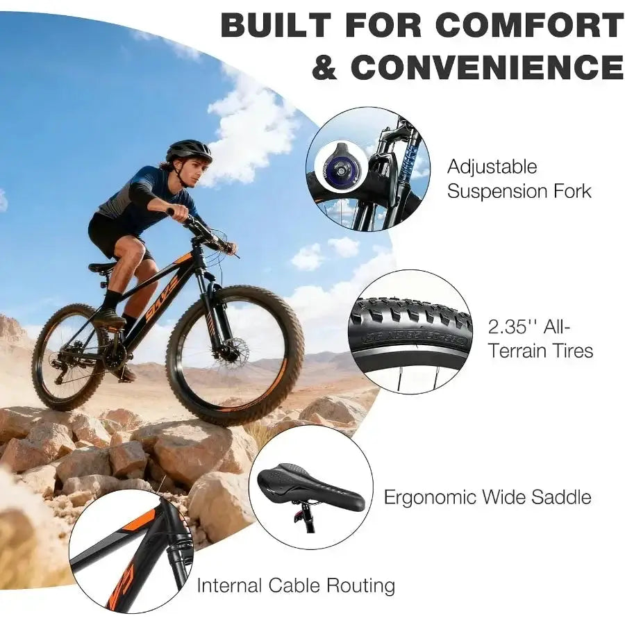 Inch Carbon Steel Mountain Bike Frame — product image 6