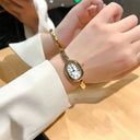 Women Gold Bracelet Watch Small Dial