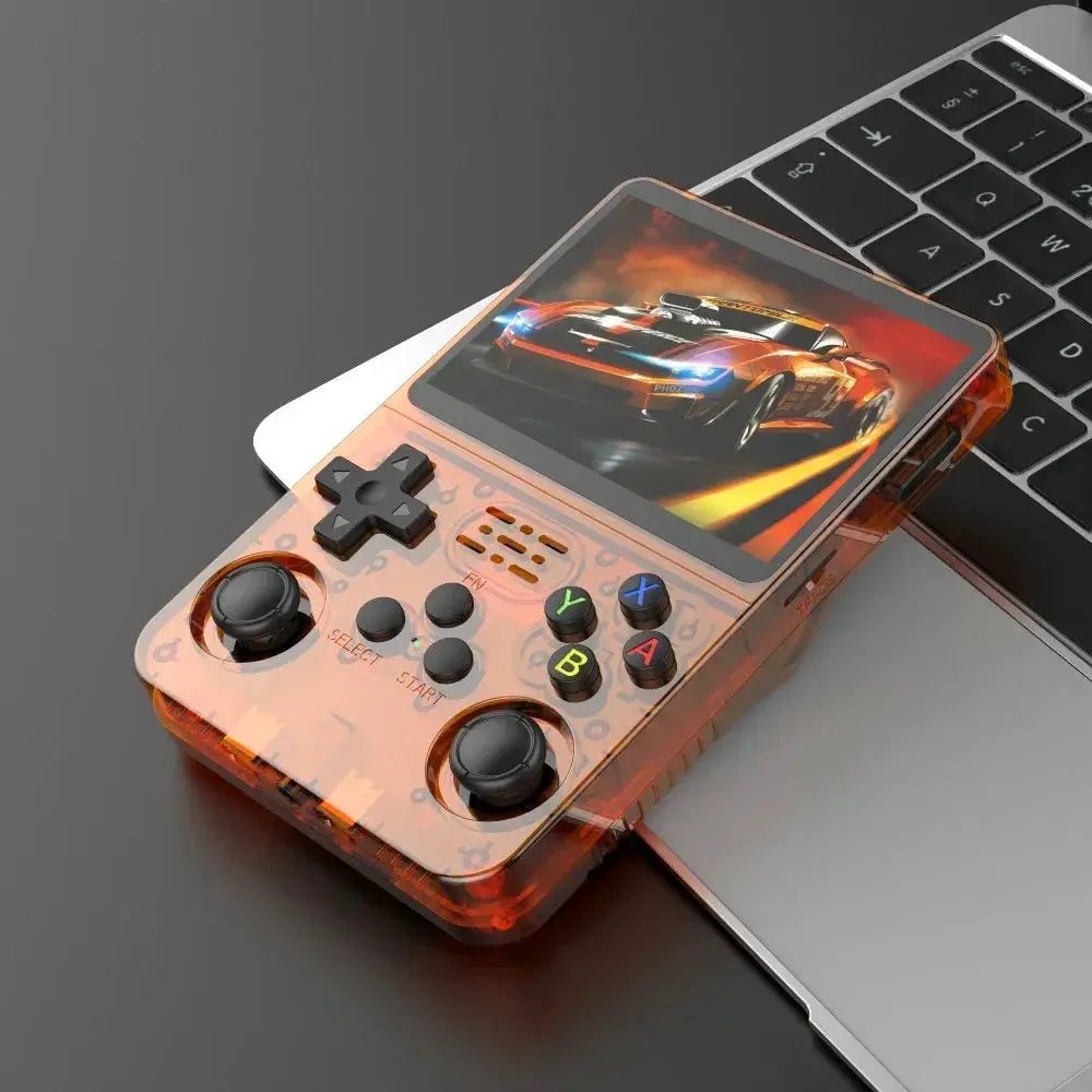 Open Source R36S Retro Handheld Video Game Console 64GB