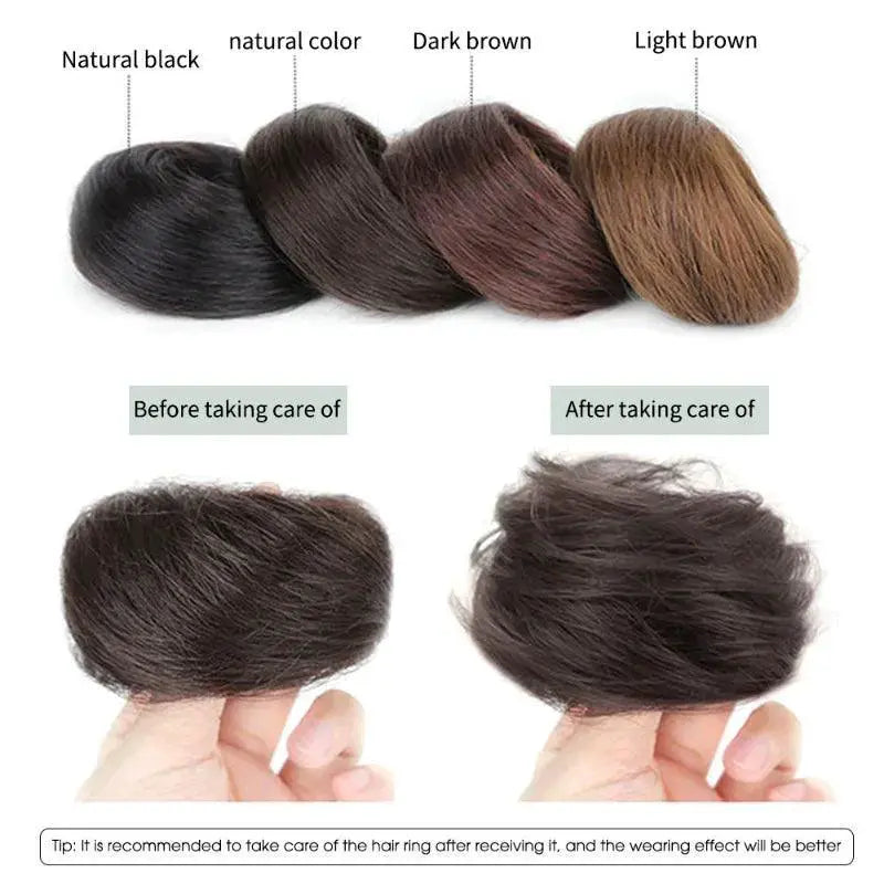 Effortless Volume Fluffy Seamless Bun Hair Accessory