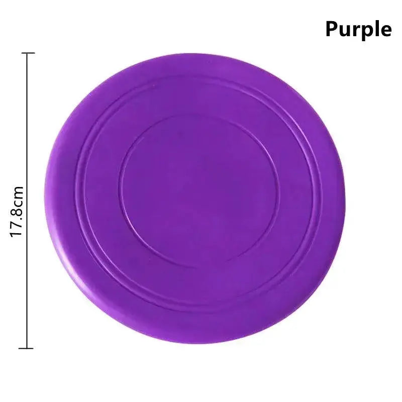 Dog Rubber Flying Saucer Toy Interactive UFO Training Disc