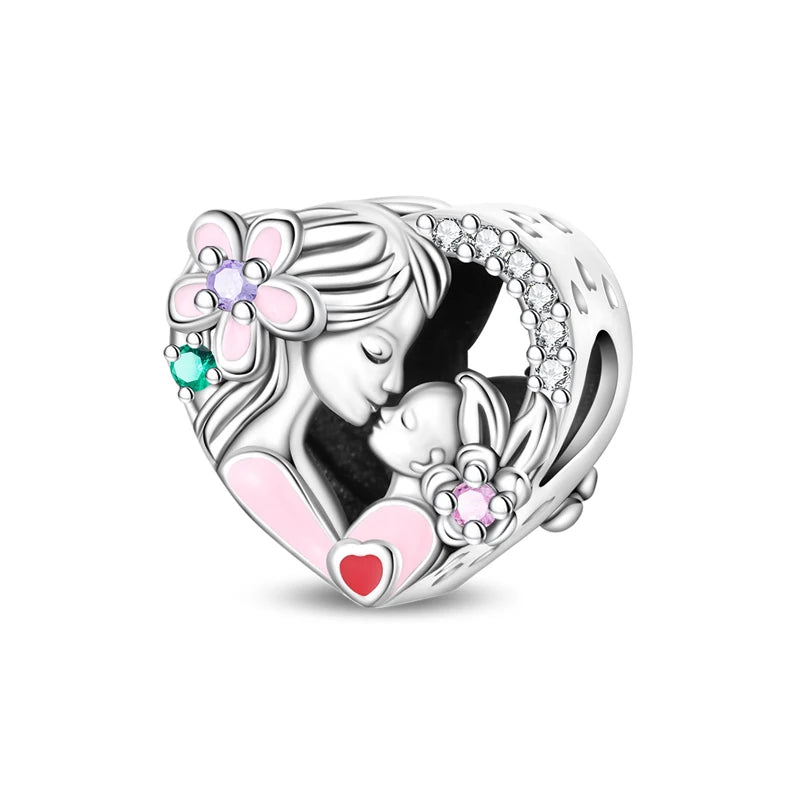 Sterling Silver Charm Family Tree