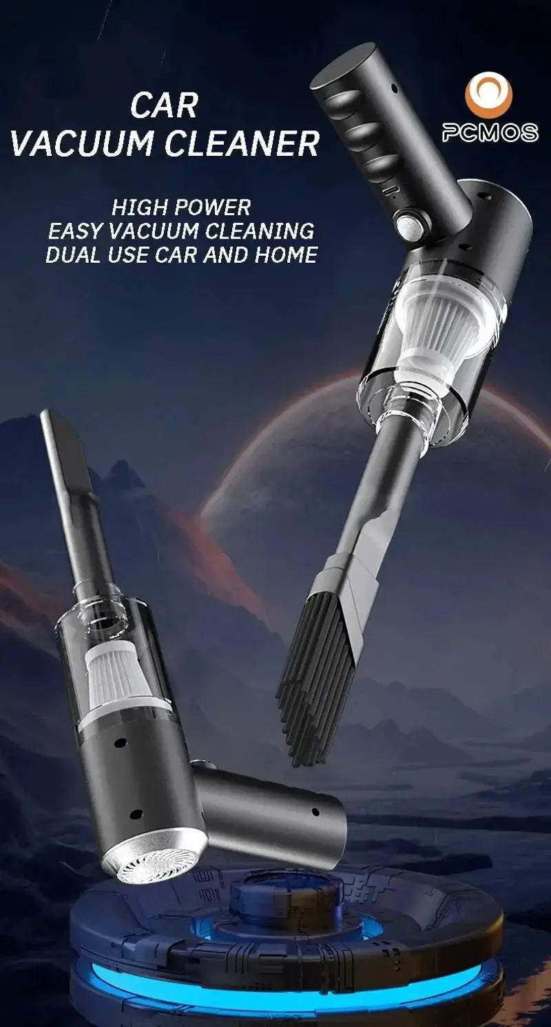 PCMOS 1PC Wireless Vacuum Cleaner For Home And Car Black - OurLum.com