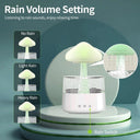 Mushroom Rain Air Humidifier Soothing Aroma Diffuser Night Light