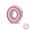 Qikaola Bracelet Charm Plata De