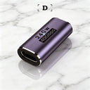 USB C Adapter - 40Gbps Angled Type C Extender