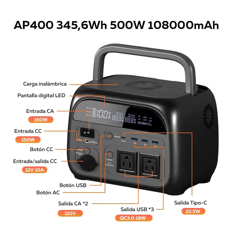 Compact Power Station For Camping — product view 8