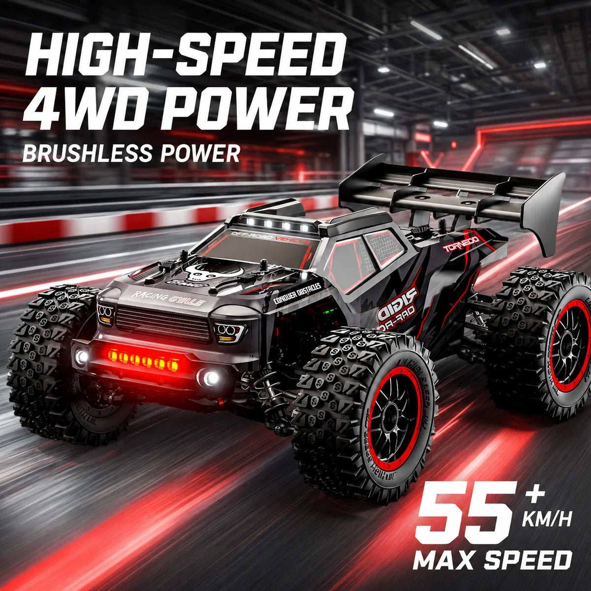 ZNLYRION RC Truck PRO High Speed Brushless Full Metal Gear Differential — product view 7