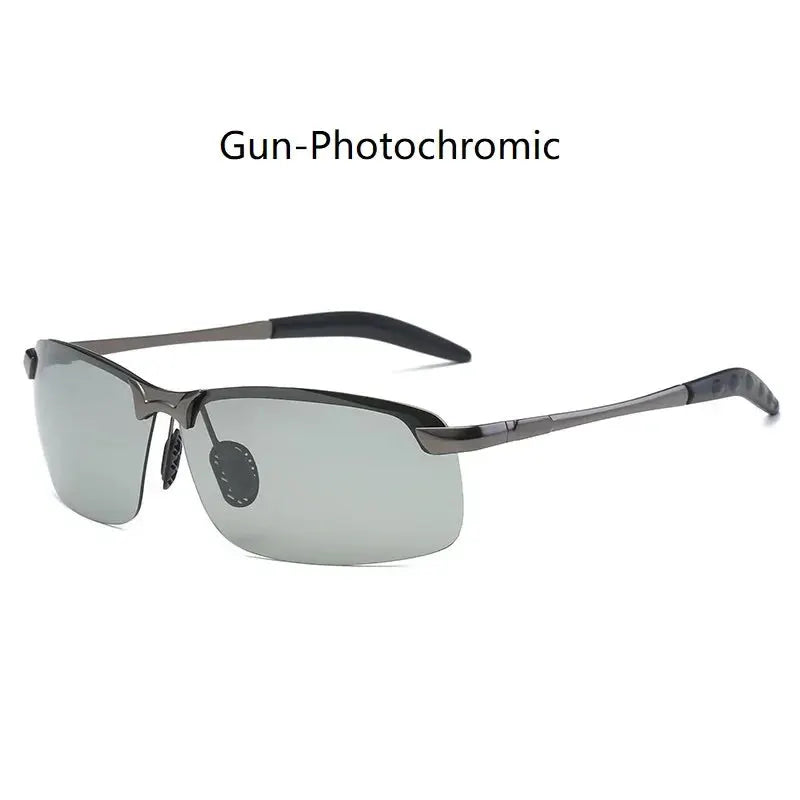 Men Photochromic Polarized Sunglasses UV400 Eyewear