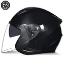 ORZ-705 Latest High Quality Motorcycle Helmet Half Covering Dual Lens Cascos para Motos Male Female Couple Capacetes de Moto