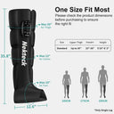 Nekteck 1 Pcs Air Pressure Leg Massager Cordless Foot Massage Boots Kneading Squeeze Deep Relaxation Calf with Storage Bag