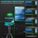 Kiprim 5 Line Green Laser Level 360 Auto