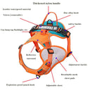 Adjustable Nylon Dog Harness with Reflective Vest Fit