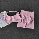 Peach High Waist Yoga Set Hip Lift Wicking