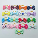 Ribbon Pet Hair Accessories: Cute Dog Hair Bows Bands