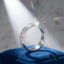Luxury Moissanite Sterling Silver Ring