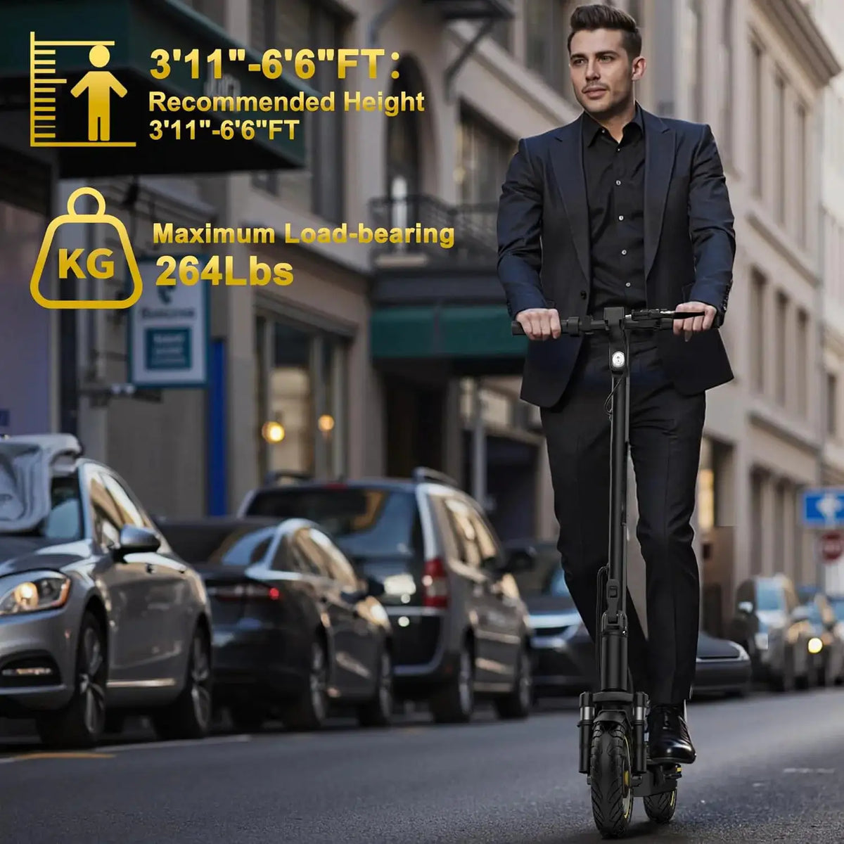 Aovopro Foldable Electric Scooter — product view 6