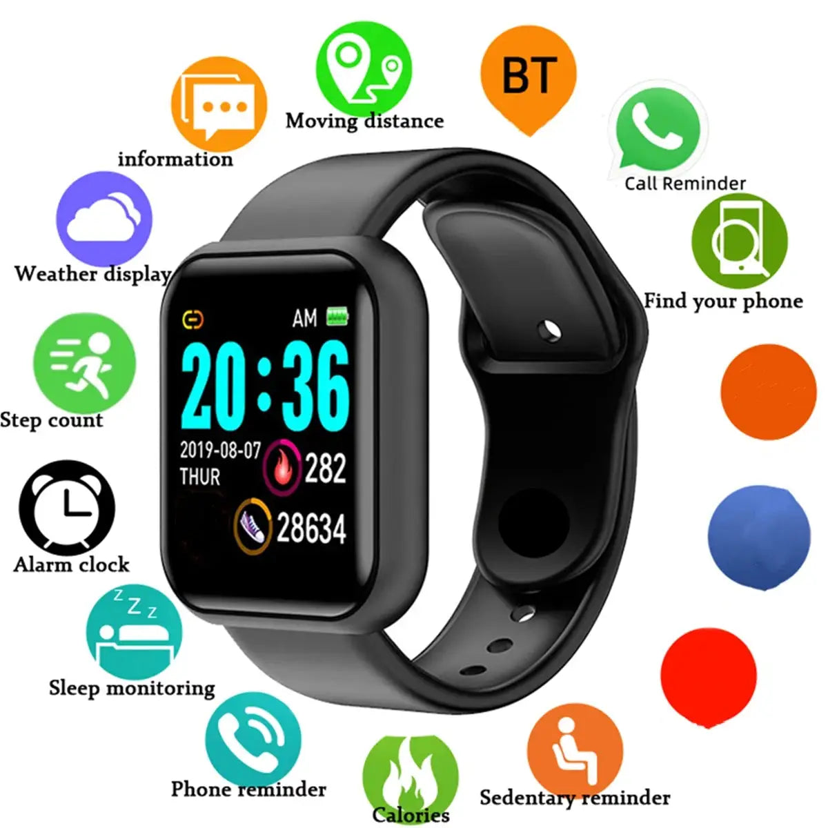 Smart Watch - Heart Rate Step Tracking Fitness — product view 15