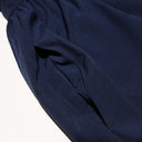 Suninheart Elegant Spaghetti Strap Midi Dress Navy Blue