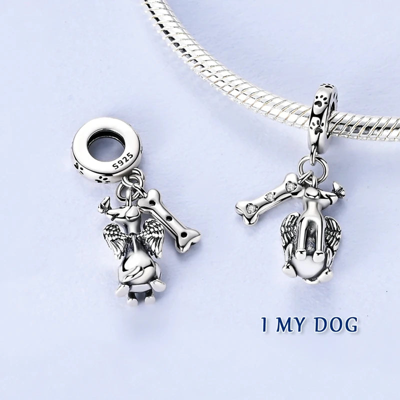 Charm Beads Sterling Silver Color