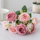 Elegant Silk Peony Bouquet for Weddings and Home Decor