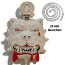 Bulldog Hip Hop Pendant Necklace