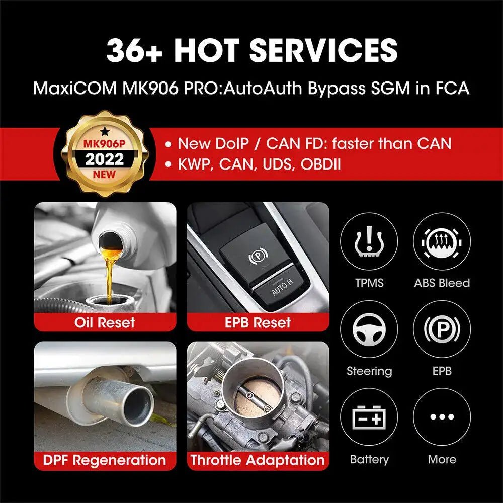 Autel MaxiCOM Pro Diagnostic Scanner Advanced ECU Coding — product view 4
