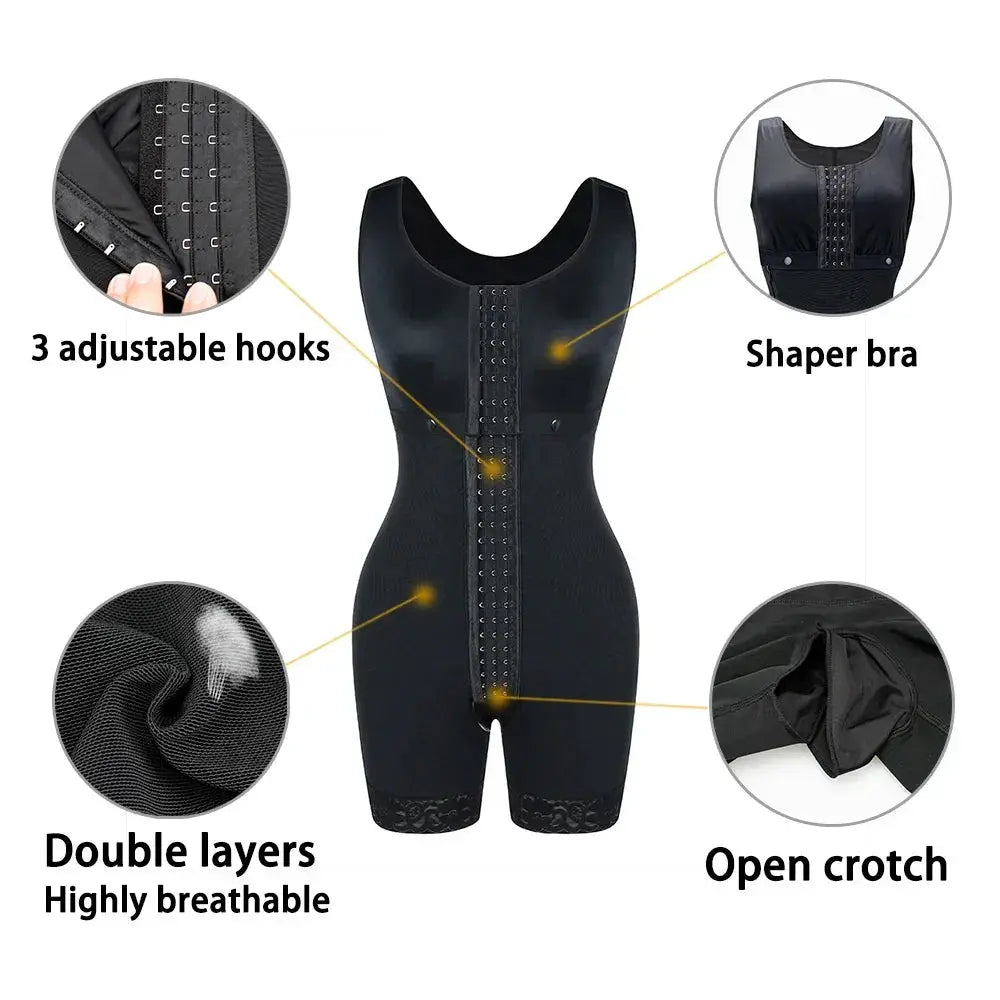 Ultimate Curve Shaping Full Body Corset Bodysuit Shapewear