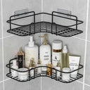 1PCS Non Perforated Bathroom Triangle Shelf Wall Mounted Storage