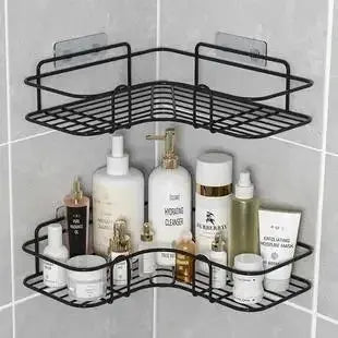 Clutter Free Bath Triangle Shelf Storage — product view 8