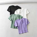 Breathable Women's Crop Top for Gym