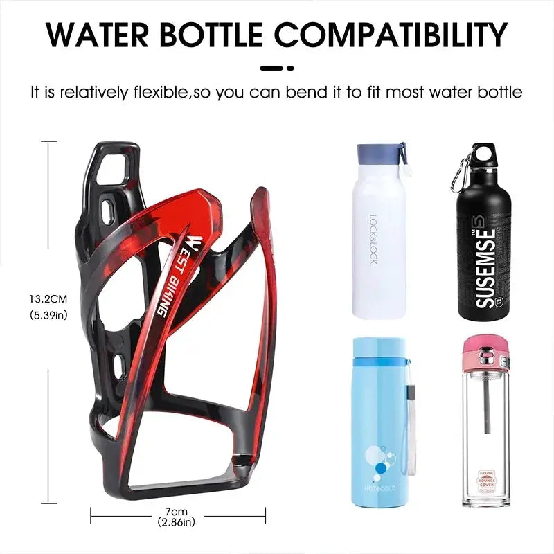 Ultralight Colorful Gradient Bicycle Water Bottle Holder