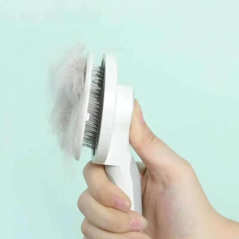 Self Cleaning Slicker Brush For Cats And Dogs Grooming Tool