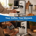Semi-Automatic Espresso Machine Bar, Dual Boiler System, LCD