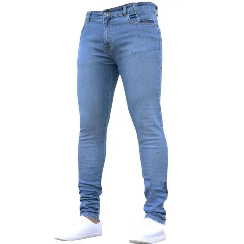 Men's Stretch Slim Fit Jeans Casual Denim Pants For Men