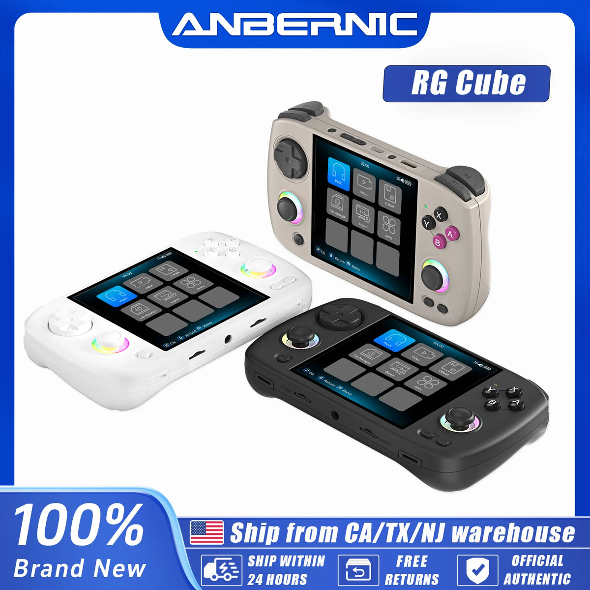 Anbernic RG CubeXX Retro Handheld Game Console Inch IPS Screen — product view 1