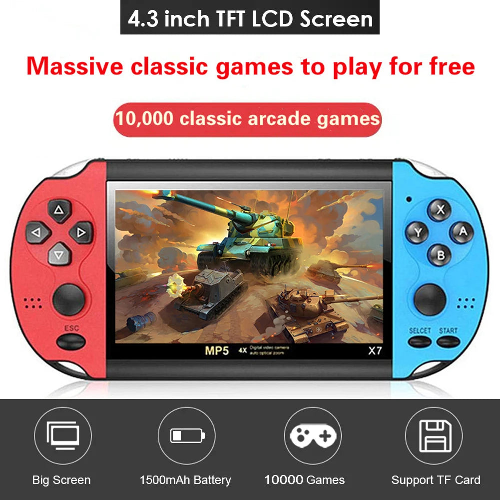 Rechargeable Portable Game Console