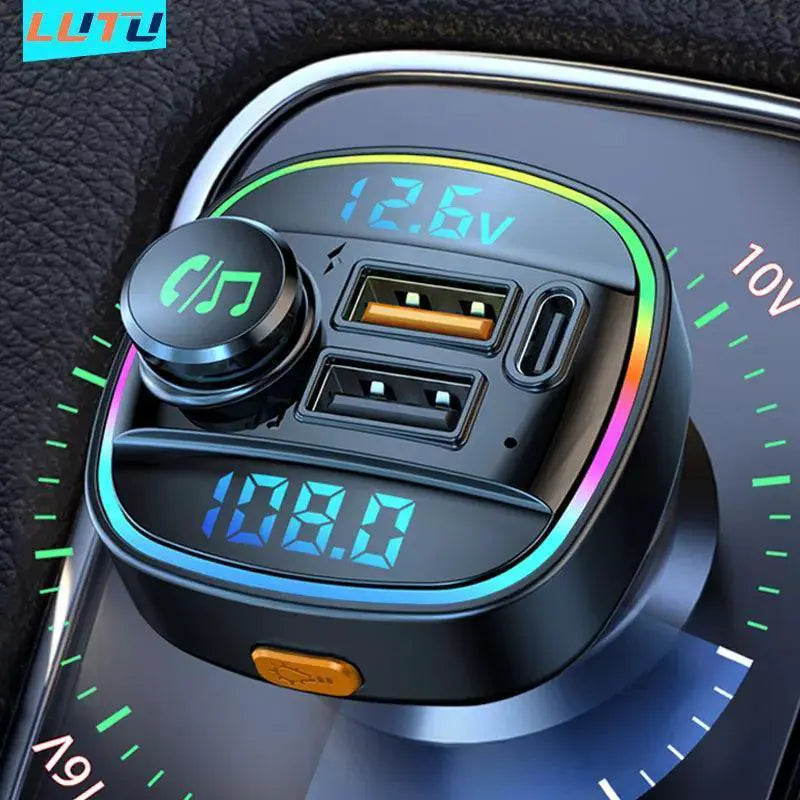 Bluetooth FM Transmitter For Safer Connected Driving