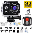 4K Action Camera For Outdoor Use Waterproof Helmet Mount