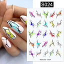 Succulent Blossom Nail Art Decals Blooming 3D Beauty Kit