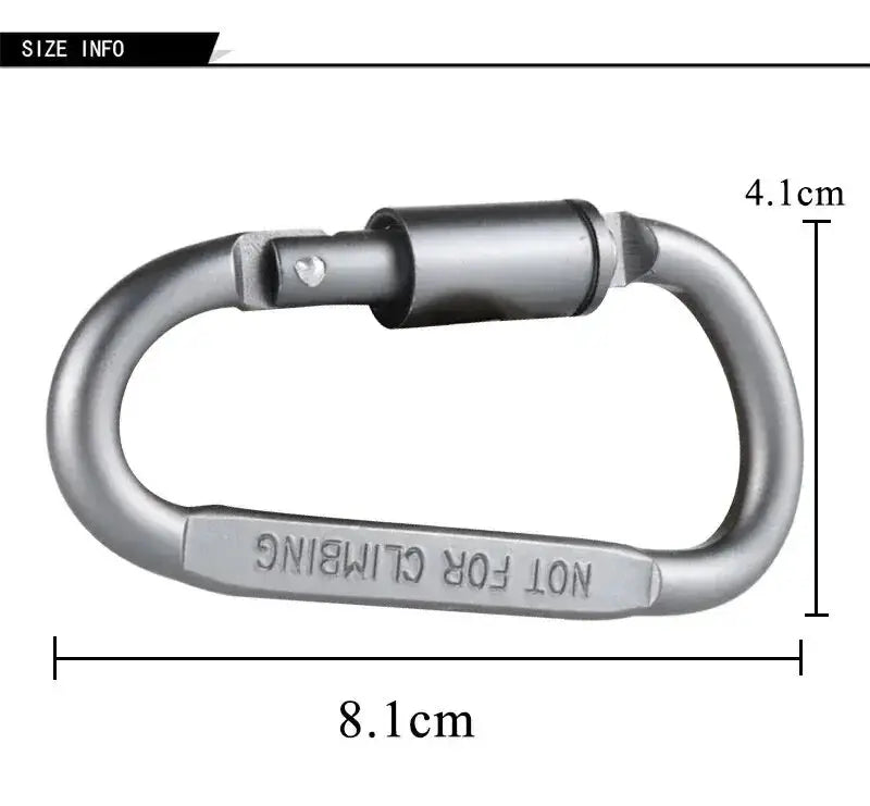 Carabiner Set For Key Camping Survival EDC Outdoor - OurLum.com