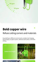 Portable Rechargeable Camping Shower with Intelligent Display