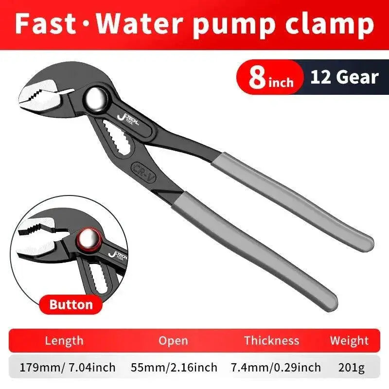 Adjustable Water Pump Pliers Versatile Plumbing Tool