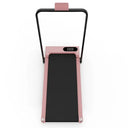 Pink Walking Pad Treadmill Foldable LED Display For Home Use