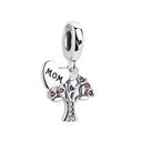 Sterling Silver Charm Family Tree