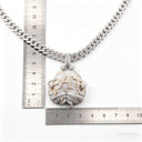 Iced Out Round D Number