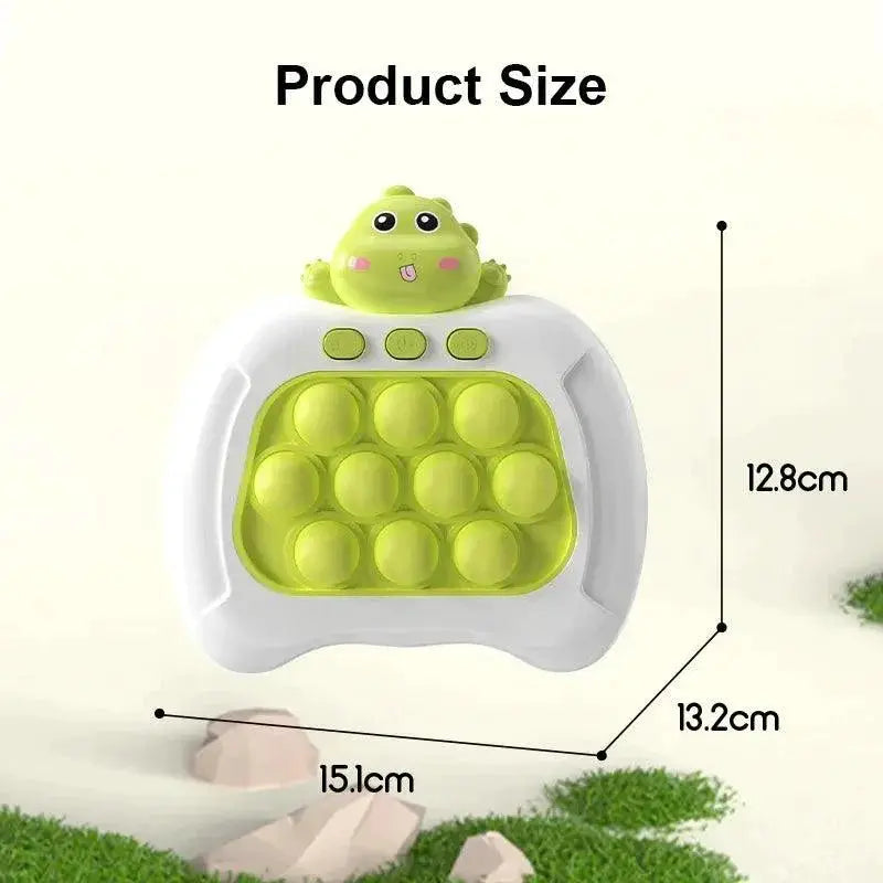 Electronic Pop Light Up Bubble Game Handle LED Toy