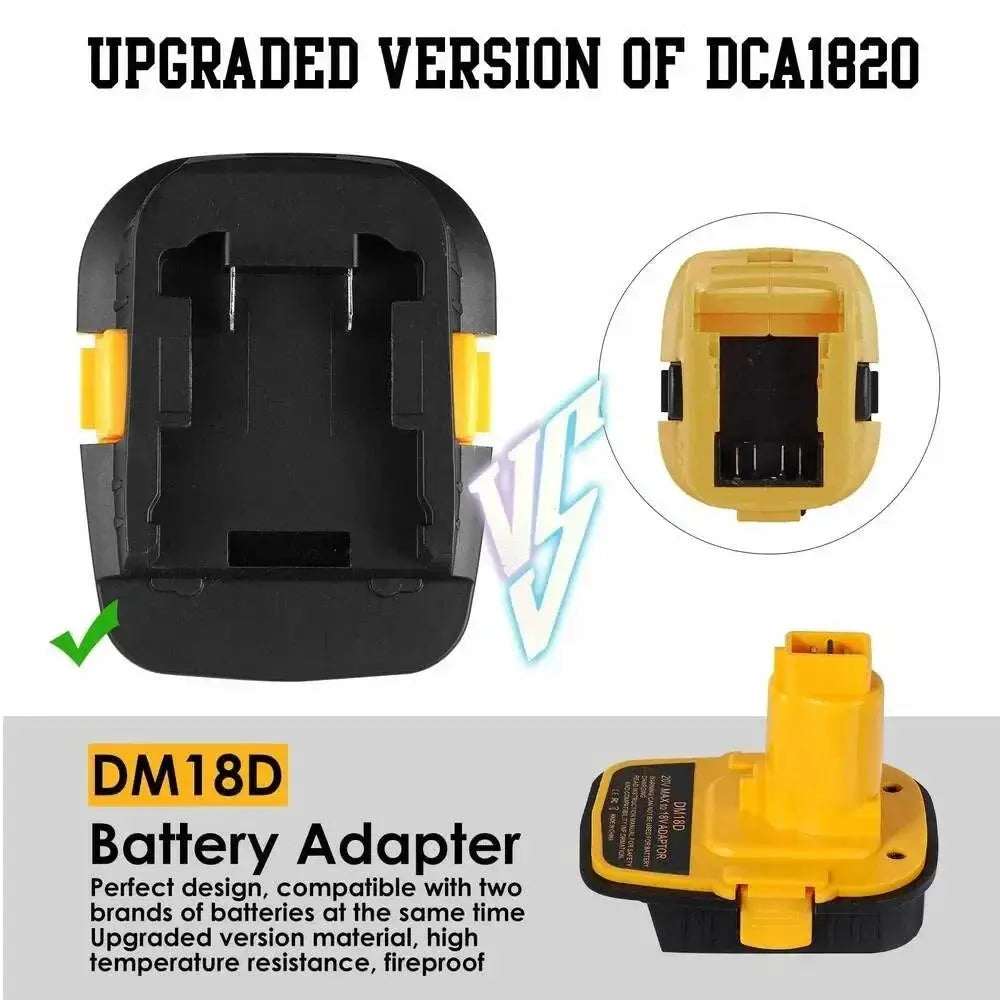 USB Battery Adapter For 20V Tools Use With 18V Batteries