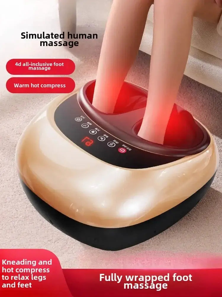 Automatic Kneading Foot and Calf Massager, Meridian Dredging Massage Device