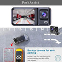 Smart 3 Channel Dash Cam for Cars 1080P Footage HD